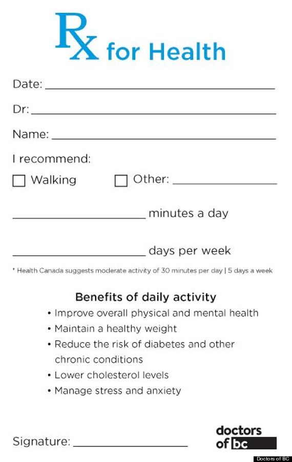 Image result for physical fitness prescription pad