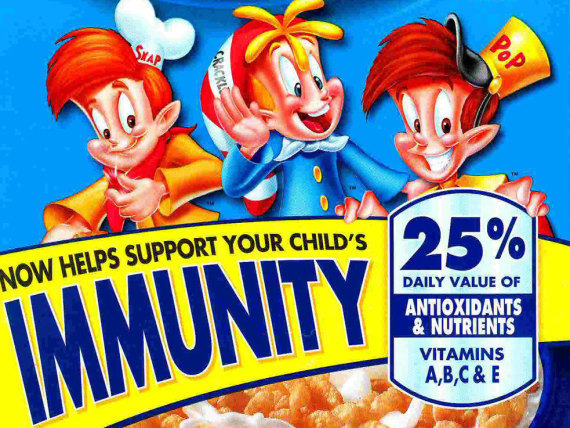 Kellogg Rice Krispies Label Claim