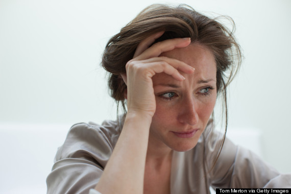 upset woman