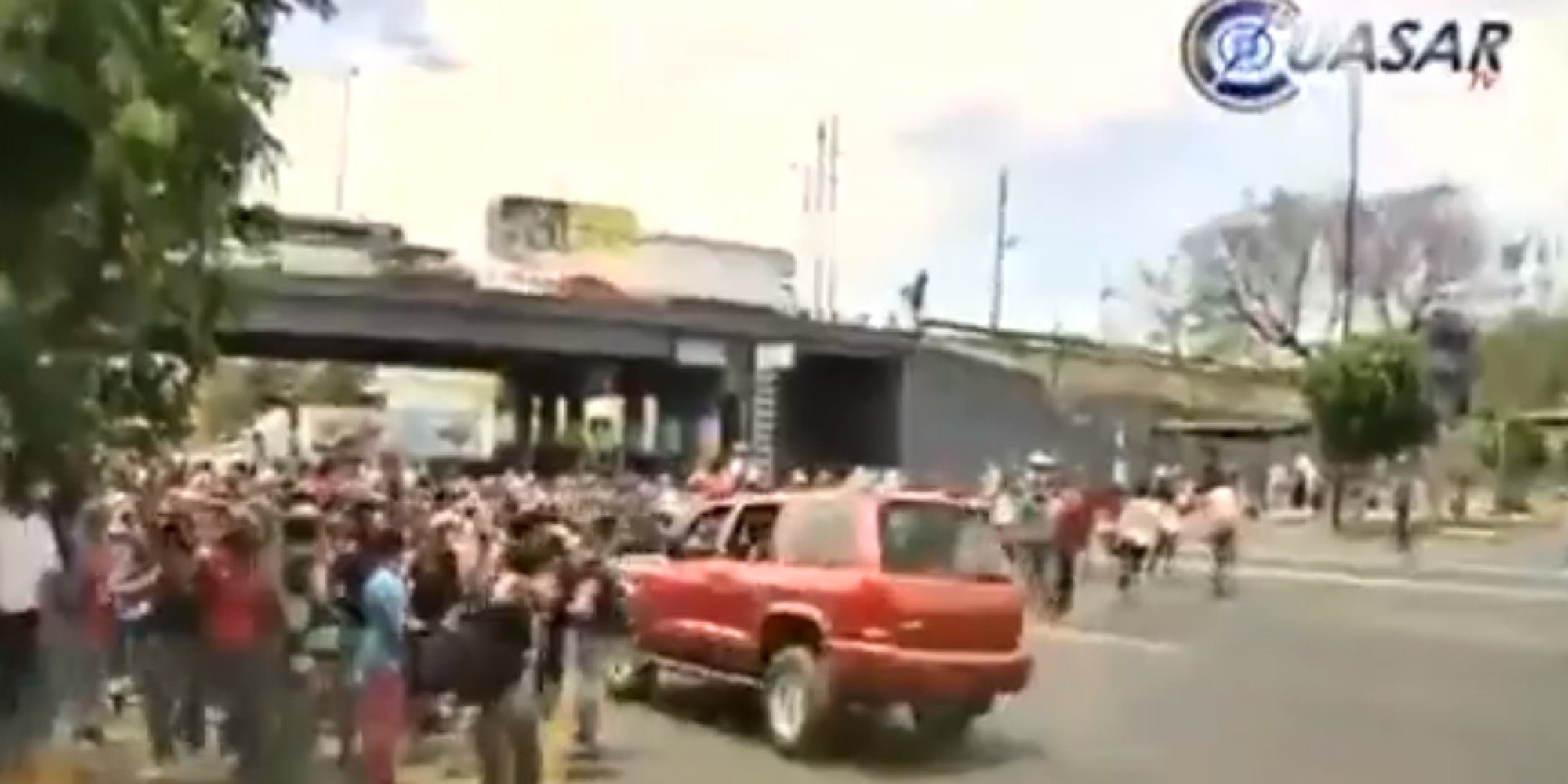 Driver Mows Down Protesters In Mexico, Injuring 12 (GRAPHIC VIDEO