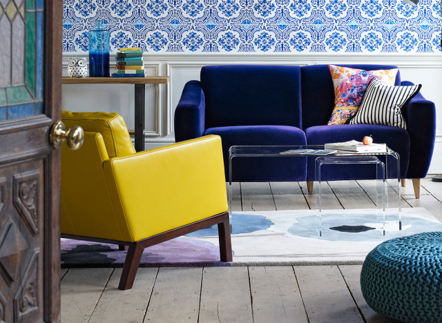 bold colour in the home