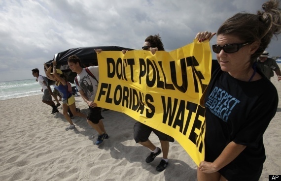 Oil Spill Protest