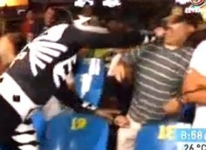 Wrestler Punches Fan Video