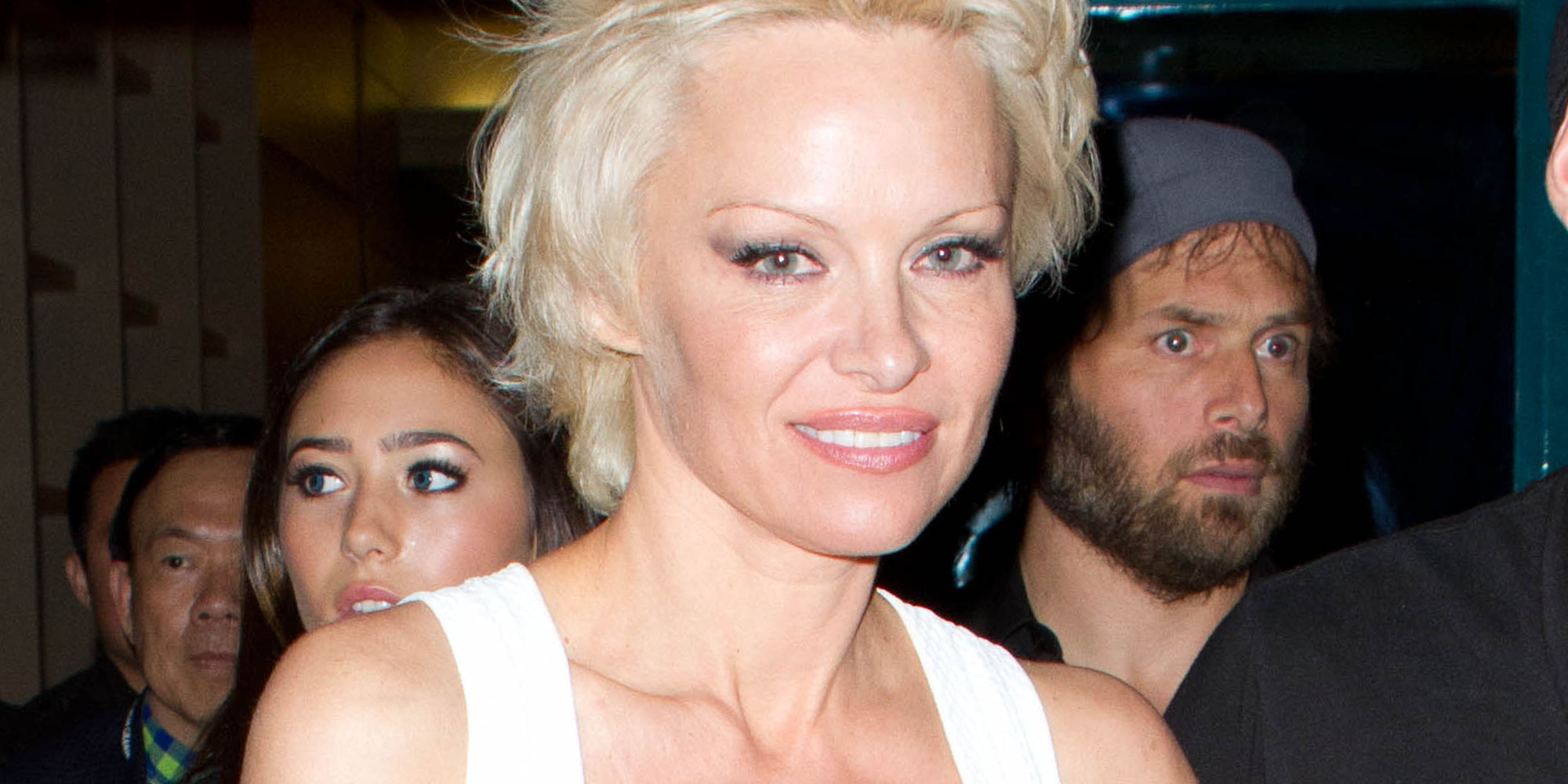 Pamela Anderson Finally Starts To Remove Barbed Wire Tattoo HuffPost