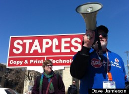 Postal Union Fights Staples Partnership: 'A Big Step Toward Privatization'..."Staples locations are now offering most of the same services provided at post offices, to be handled by Staples employees rather than postal workers."