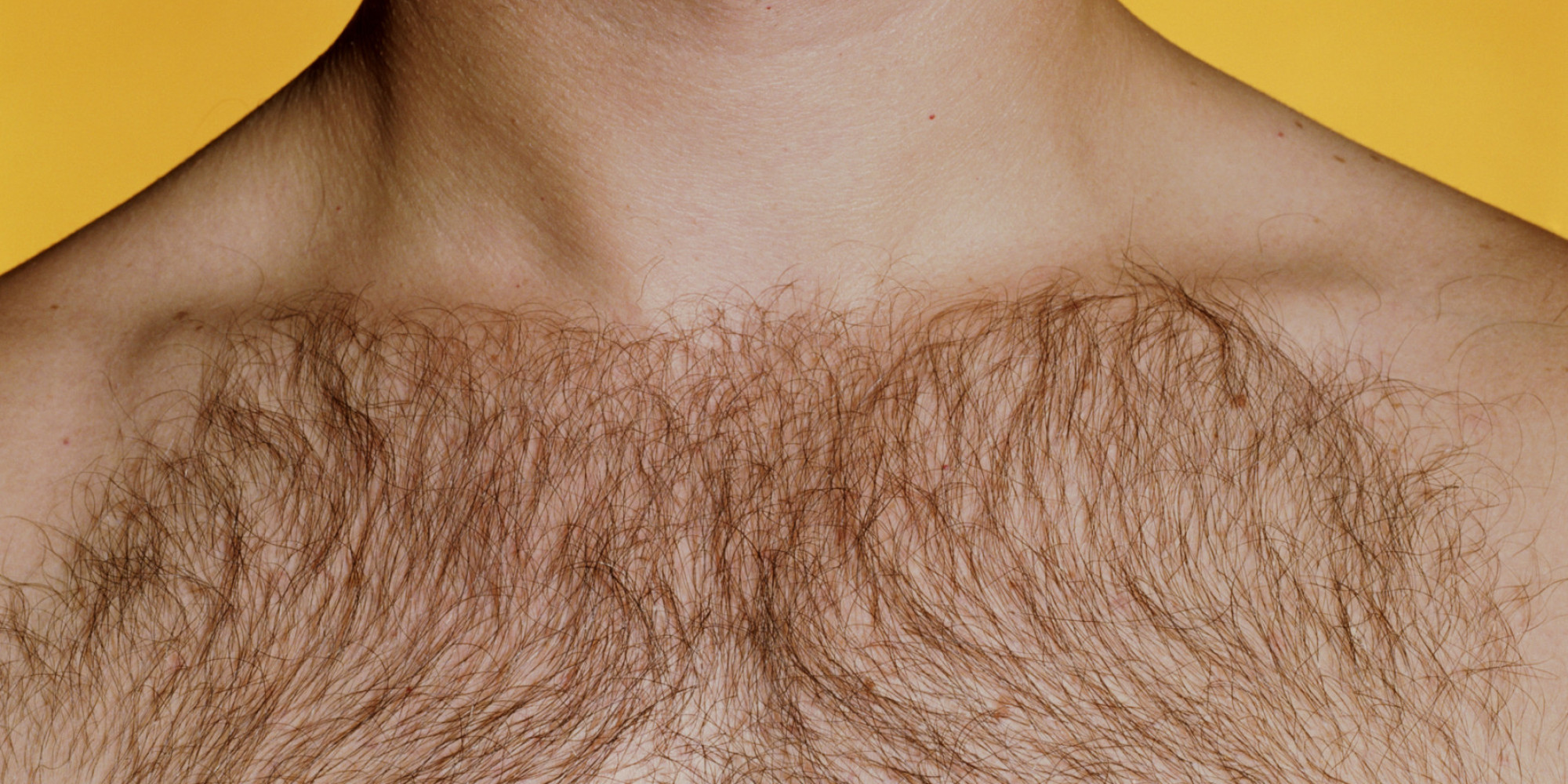Blonde male with hairy neck - wide 1