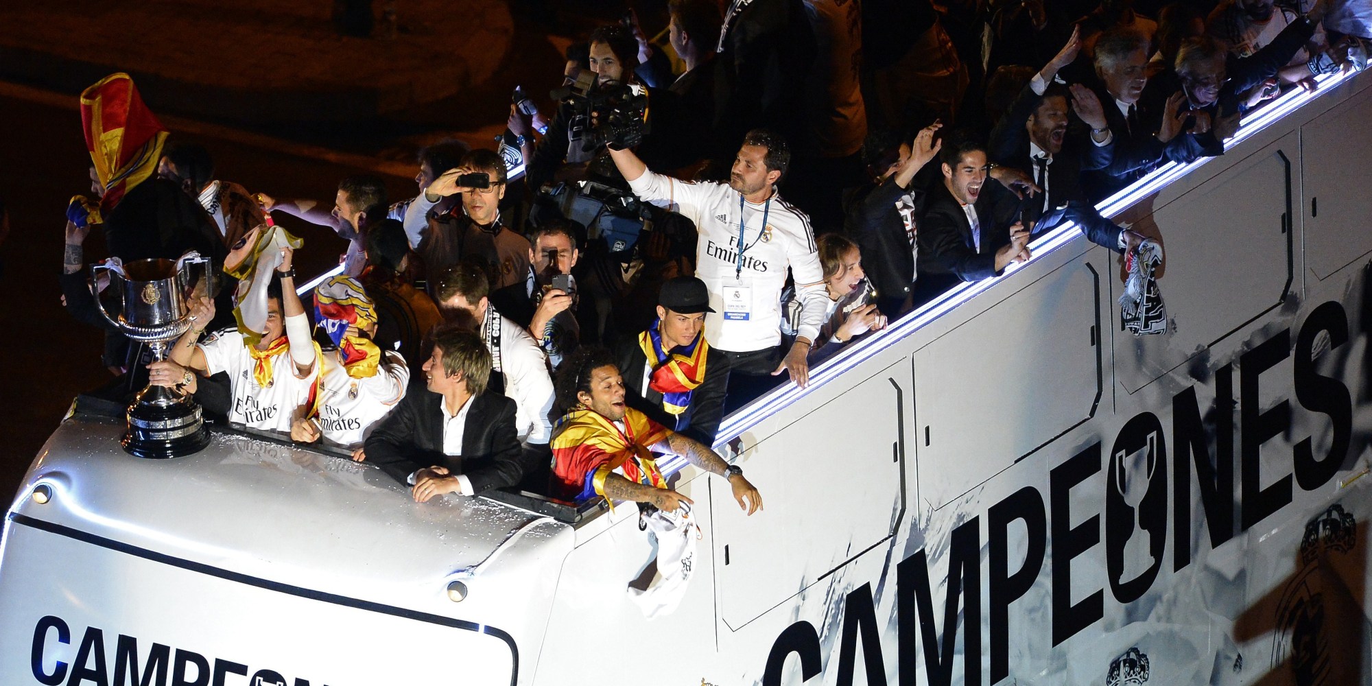 Real Madrid Celebrate Copa Del Rey Win (PICTURES) Real Madrid Celebrate Copa Del Rey Win (PICTURES)