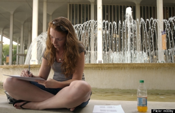 Student Studying