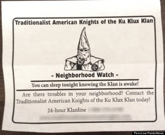 kkk neighborhood watch