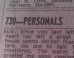 This Personal Ad Will Break Your Heart... Until You Get To The Last Line