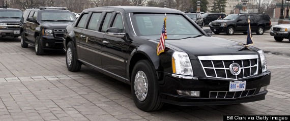 obama motorcade limousine