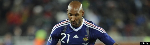 Nicolas Anelka Raymond Domenech
