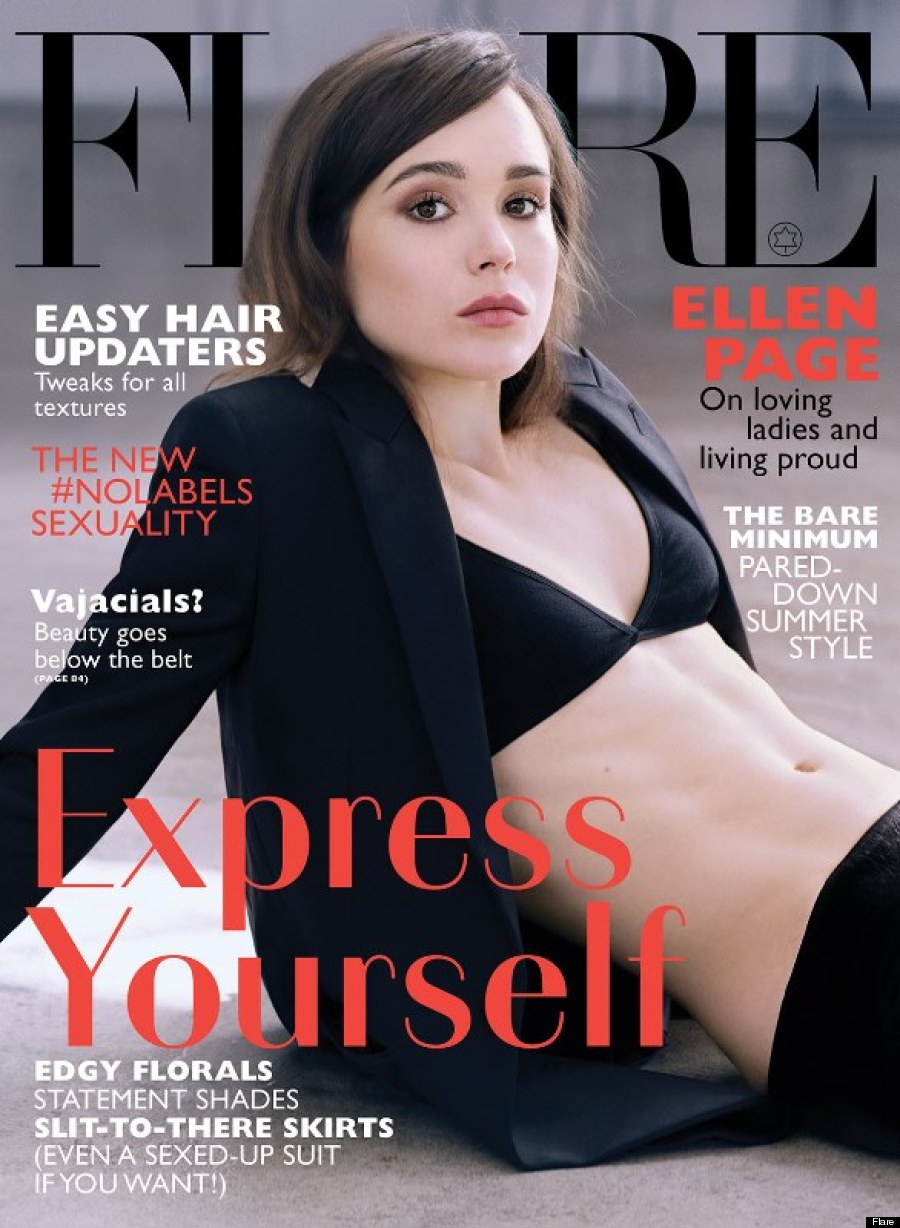 Ellen Pages Flare Magazine Cover Shows Her Sexy Side