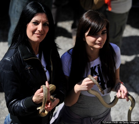 cocullo snakes