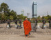 Parched Rivers, Danube Flights And A Monk On May Day: Week In Photos, April 27 - May 4