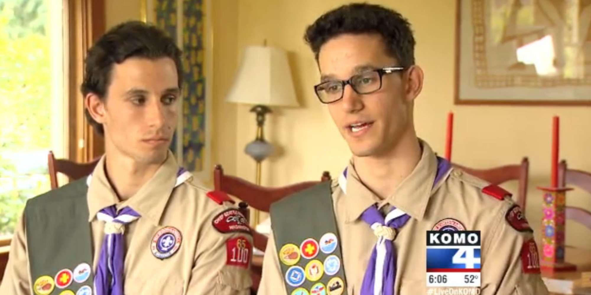 Liam And August Easton Calabria Twin Brothers To Face Different Treatment From Boy Scouts 4356