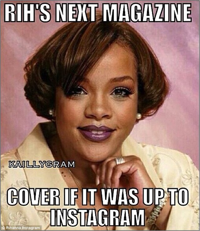 rihanna instagram cover