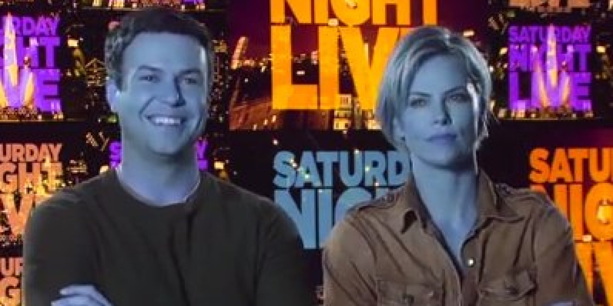 Charlize Theron And Taran Killam Experience Technical Difficulties In
