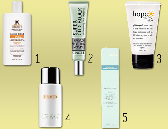 top sunscreen for face