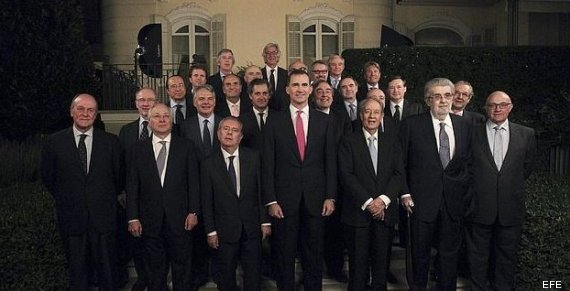 foto principe empresarios catalanes
