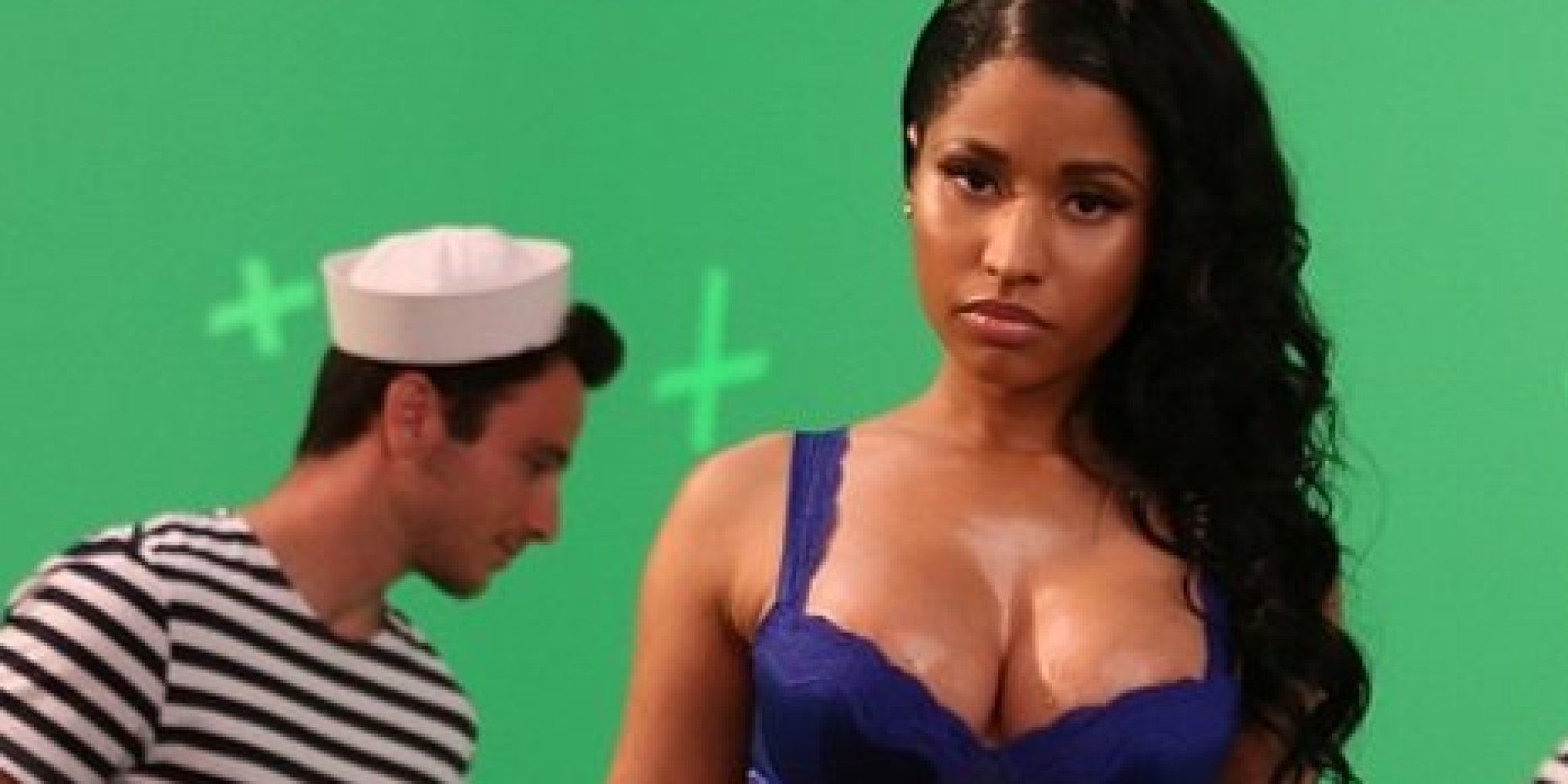 It S All About Body Oil In Nicki Minaj S Wine Commercial Huffpost