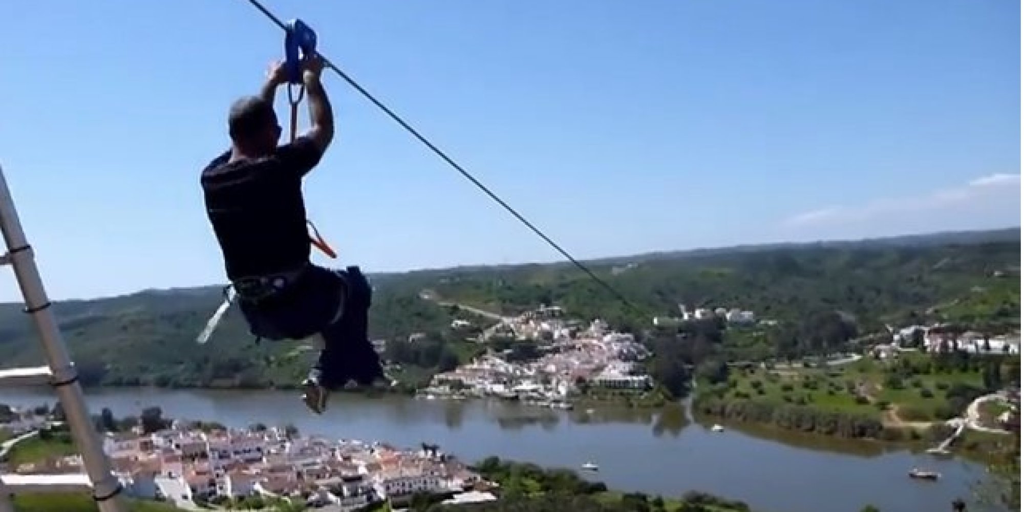 Travel From Spain To Portugal In Less Than A Minute With This Zany Zip