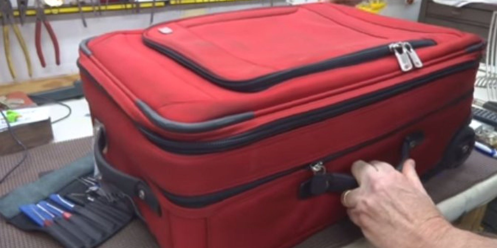 How To Break Your Way Into A Locked Suitcase... Just So You Know HuffPost