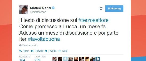 renzi servizio civile