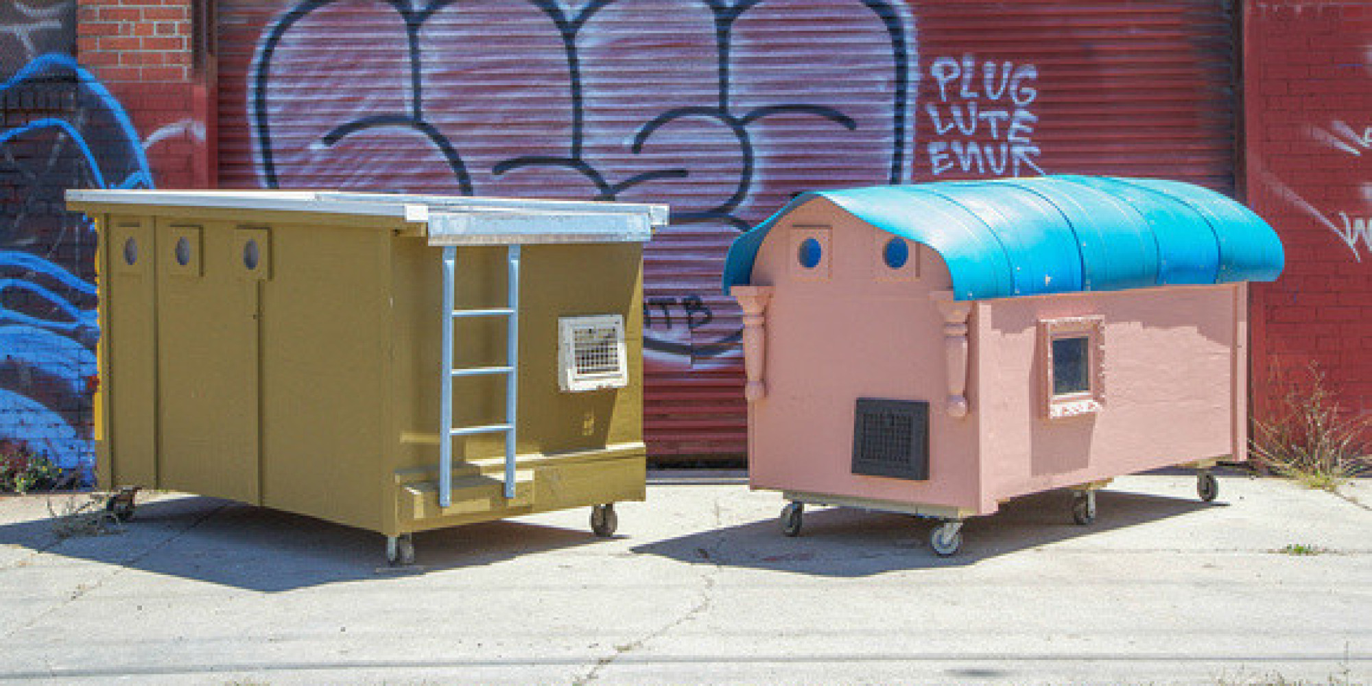 Artist Converts Trash Into Compact Mobile Homes For The Homeless HuffPost