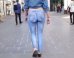 Woman Wears Painted-On Jeans, Most Seem Not To Notice (NSFW VIDEO)
