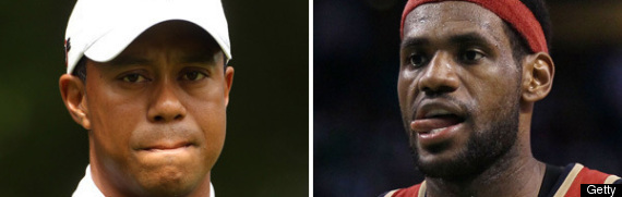 Tiger Woods Lebron James