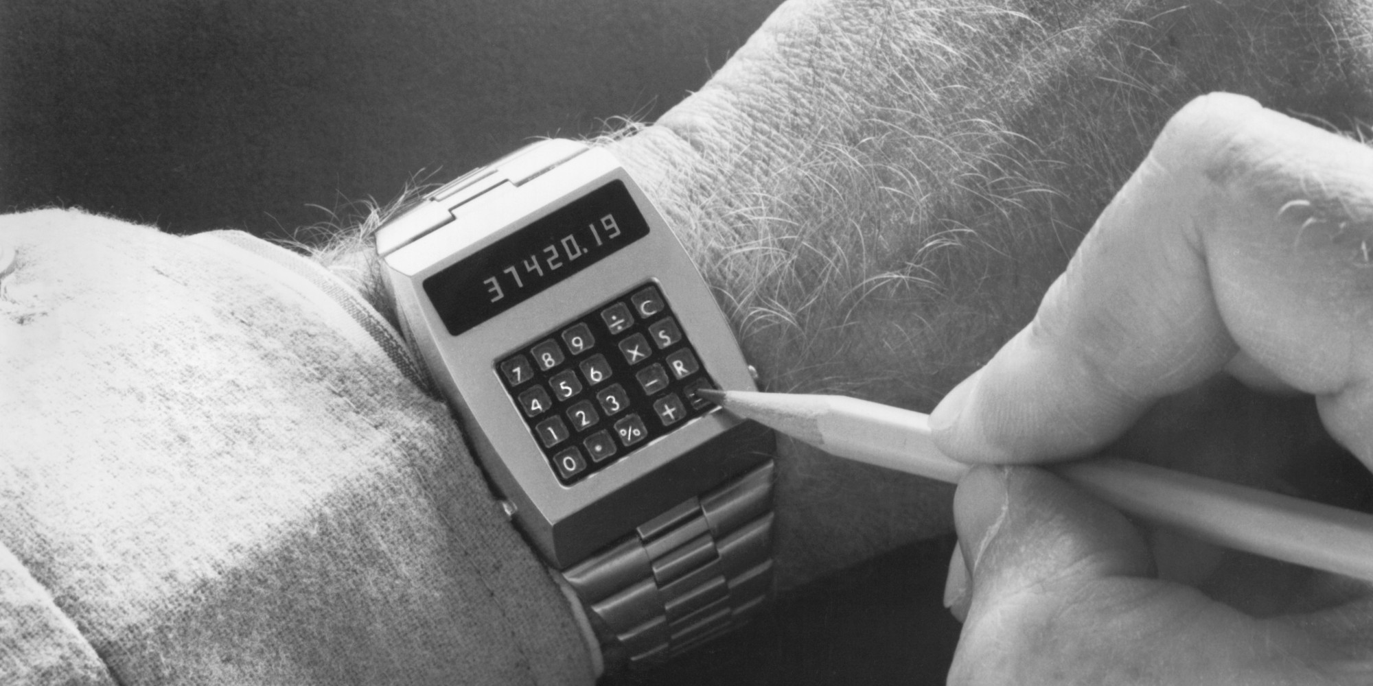 hidden calculator watch