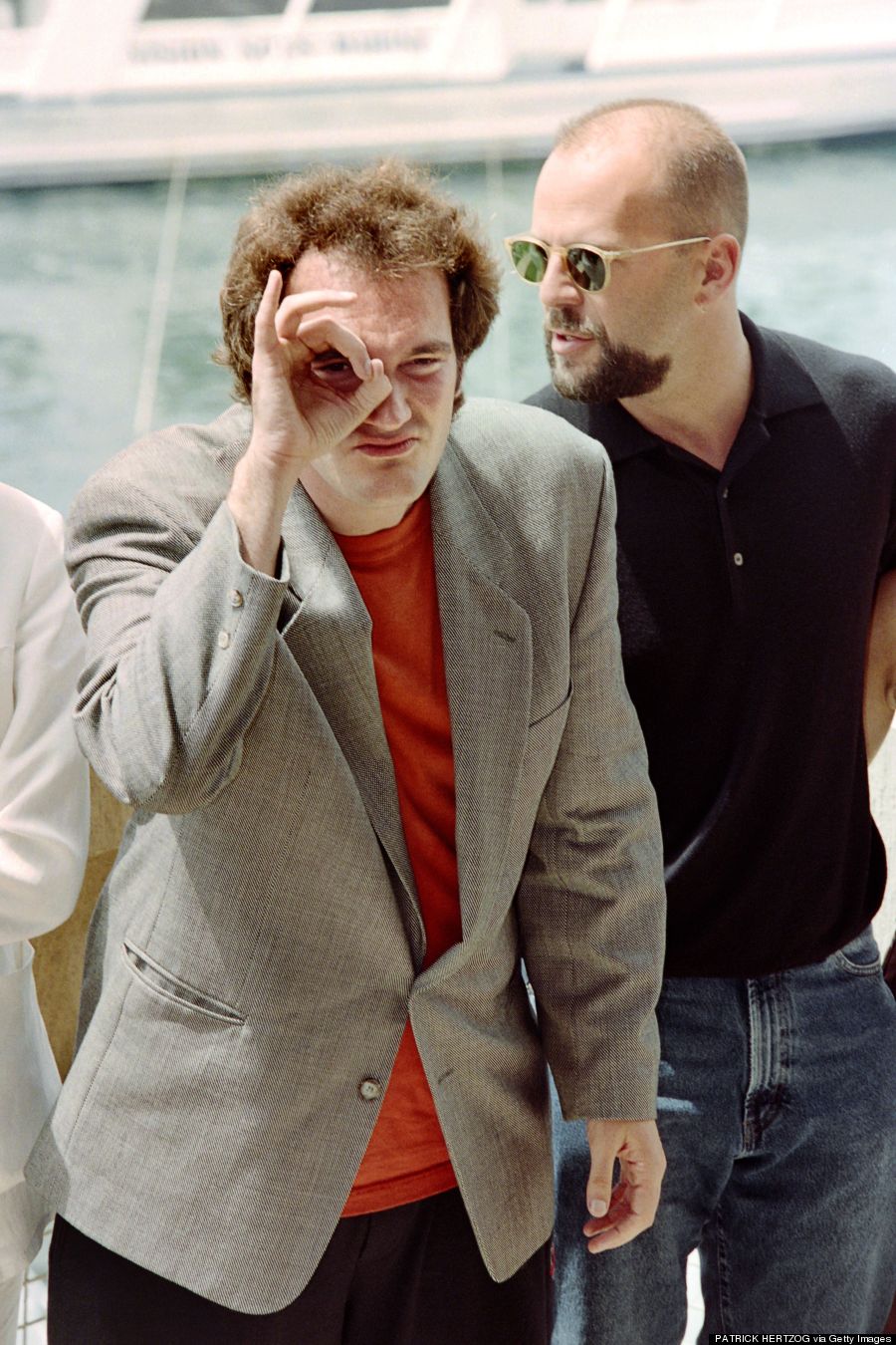 Quentin Tarantino Bruce Willis Cannes 1994