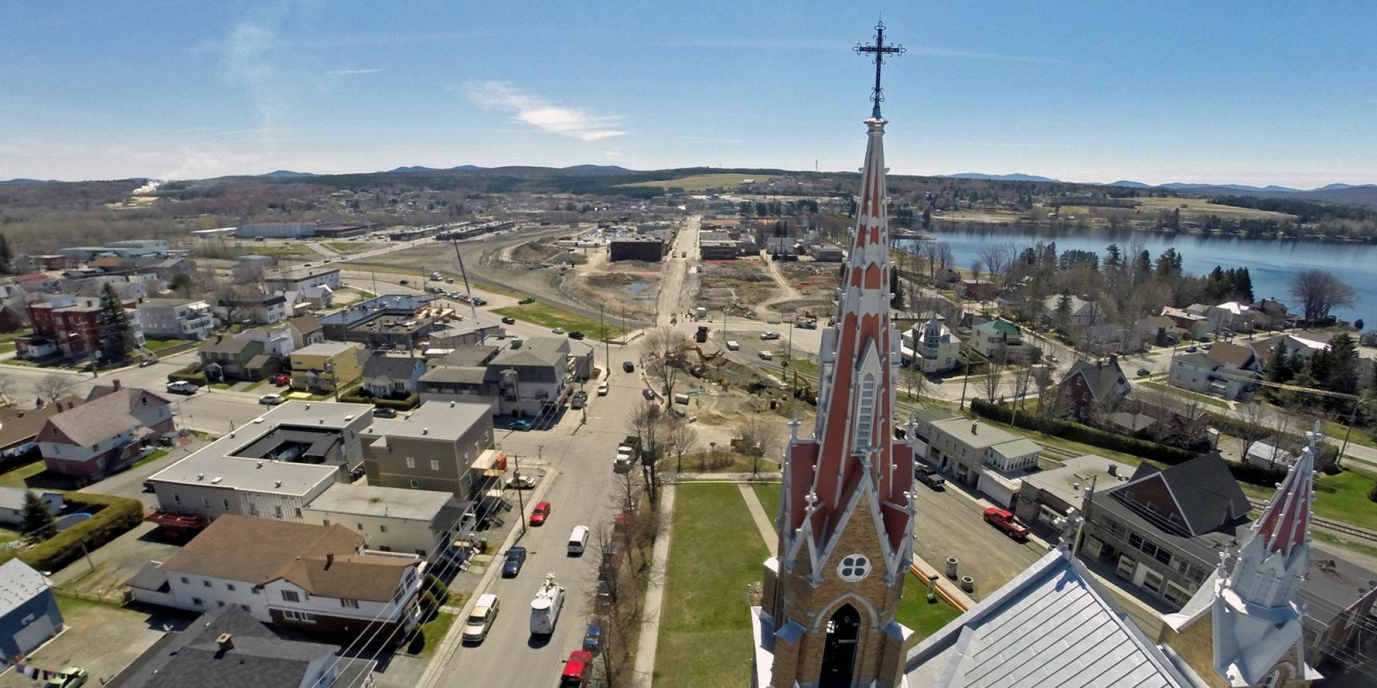 Vue du ciel à quoi ressemble aujourd'hui LacMégantic? (PHOTOS)