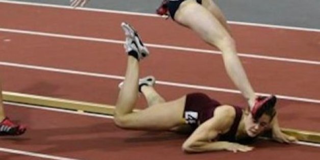 This Inspiring Runner Took A Nasty Fall But She Didnt Stay Down For 