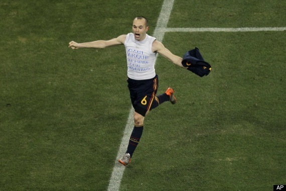 Iniesta World Cup Goal. of me,quot; Iniesta said.