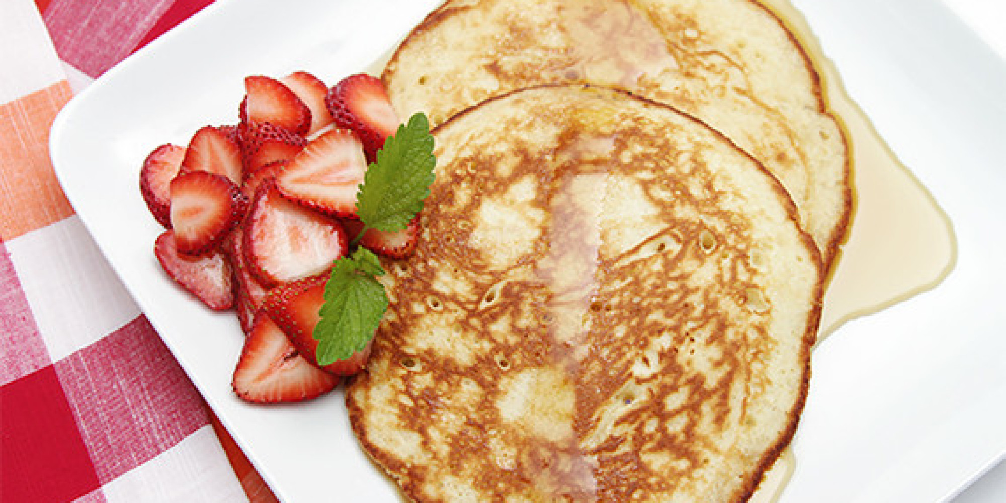 Lemon Souffle Pancakes With Strawberries HuffPost