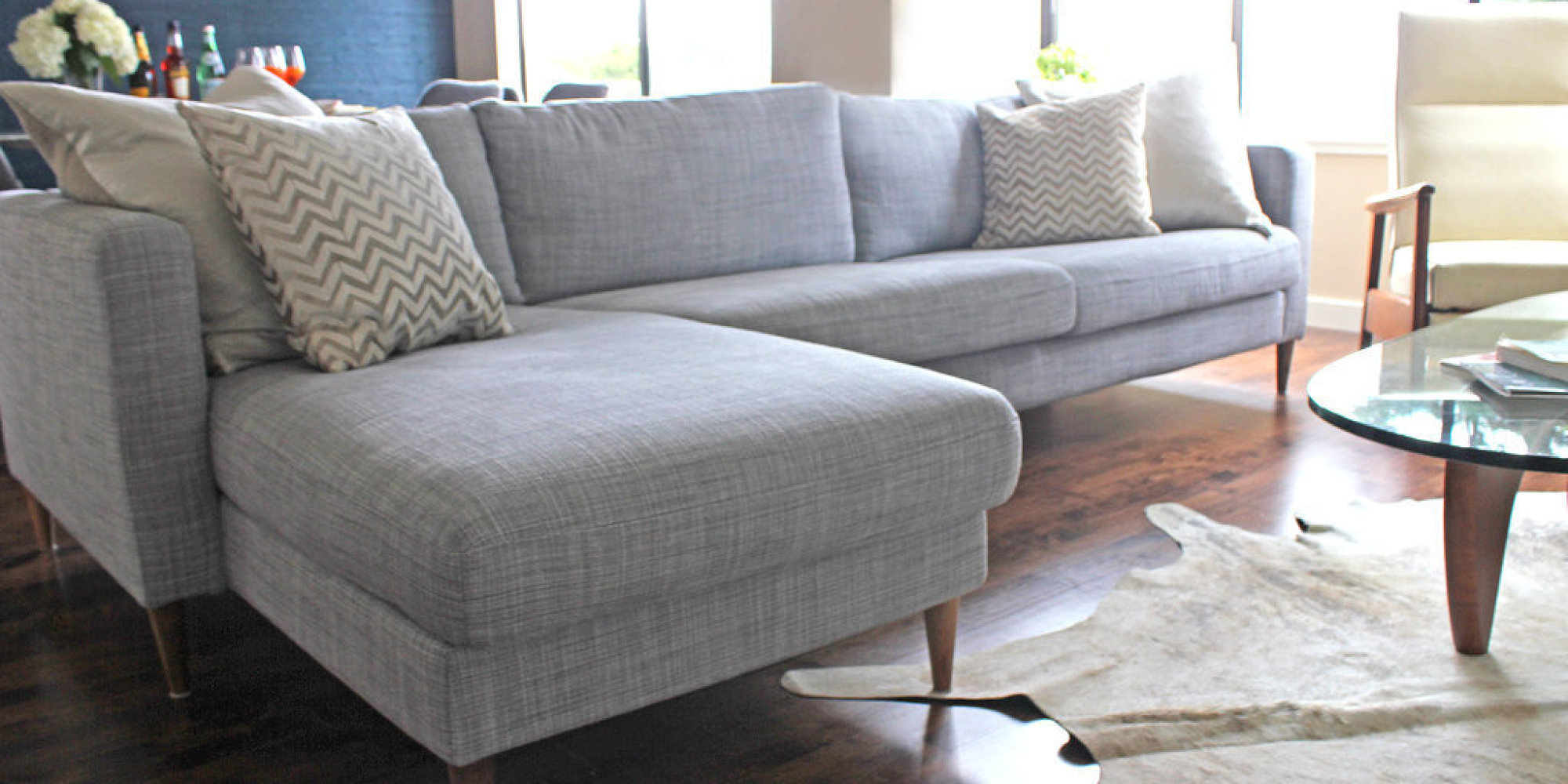 The Secret To Making An Ikea Couch Look Way More Expensive