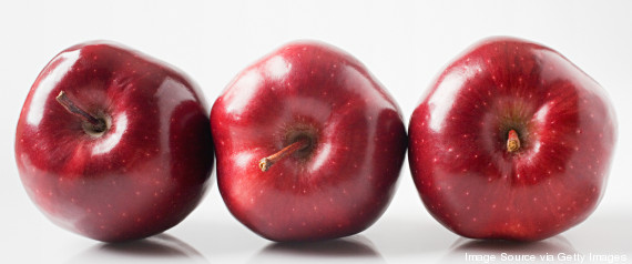 red apple