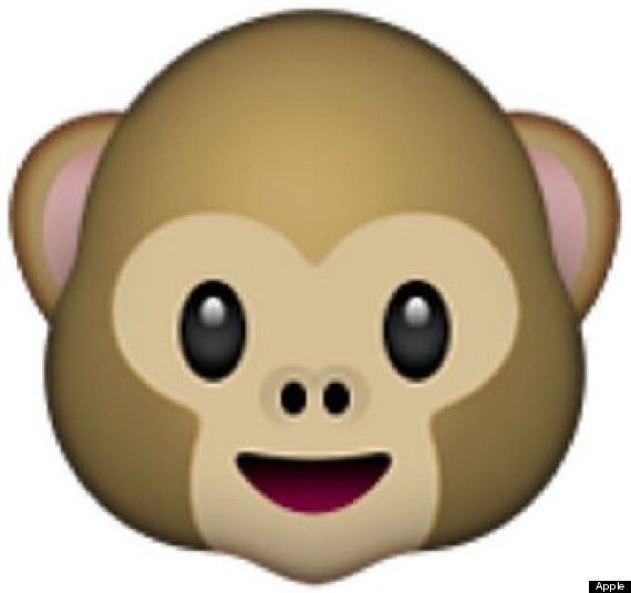 monkey emoji plush