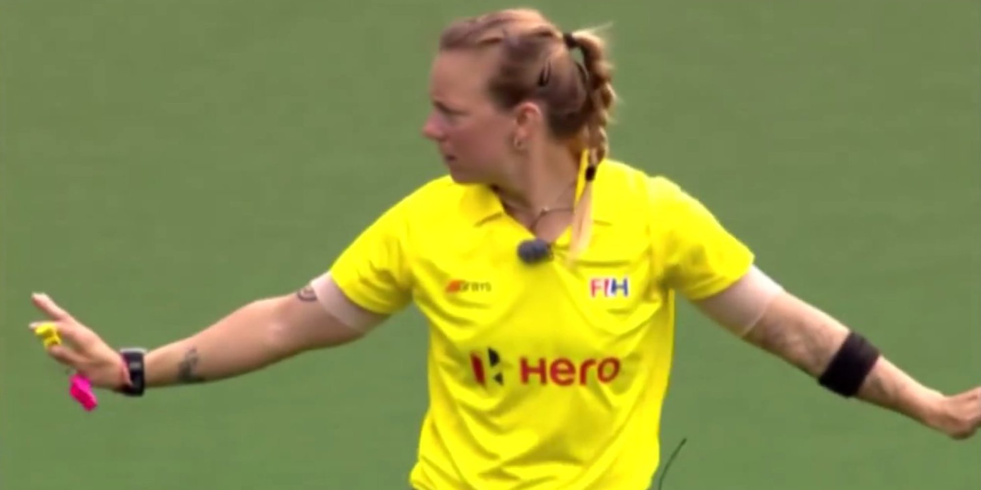 Referee Starts World Cup Hockey Game Before Opposing Team Can Take The