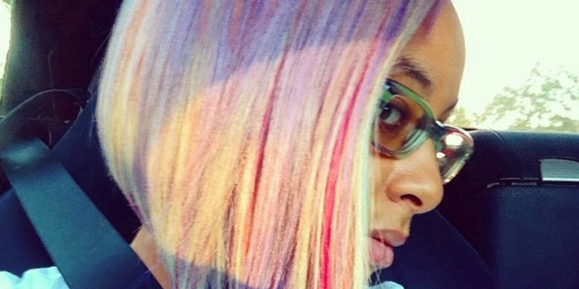 Celebs with rainbow hair