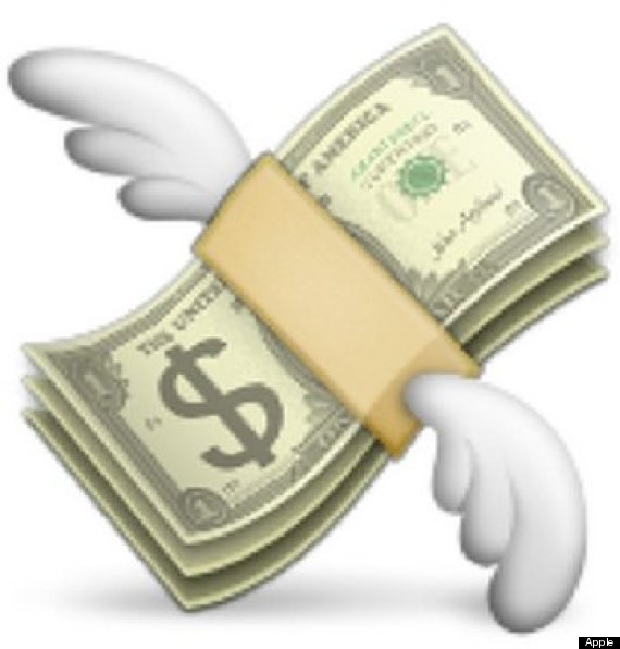 clipart money with wings - photo #33