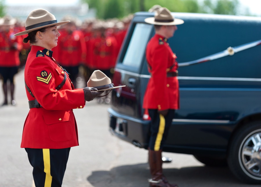 In Photos Canada Honours Fallen Moncton Mounties