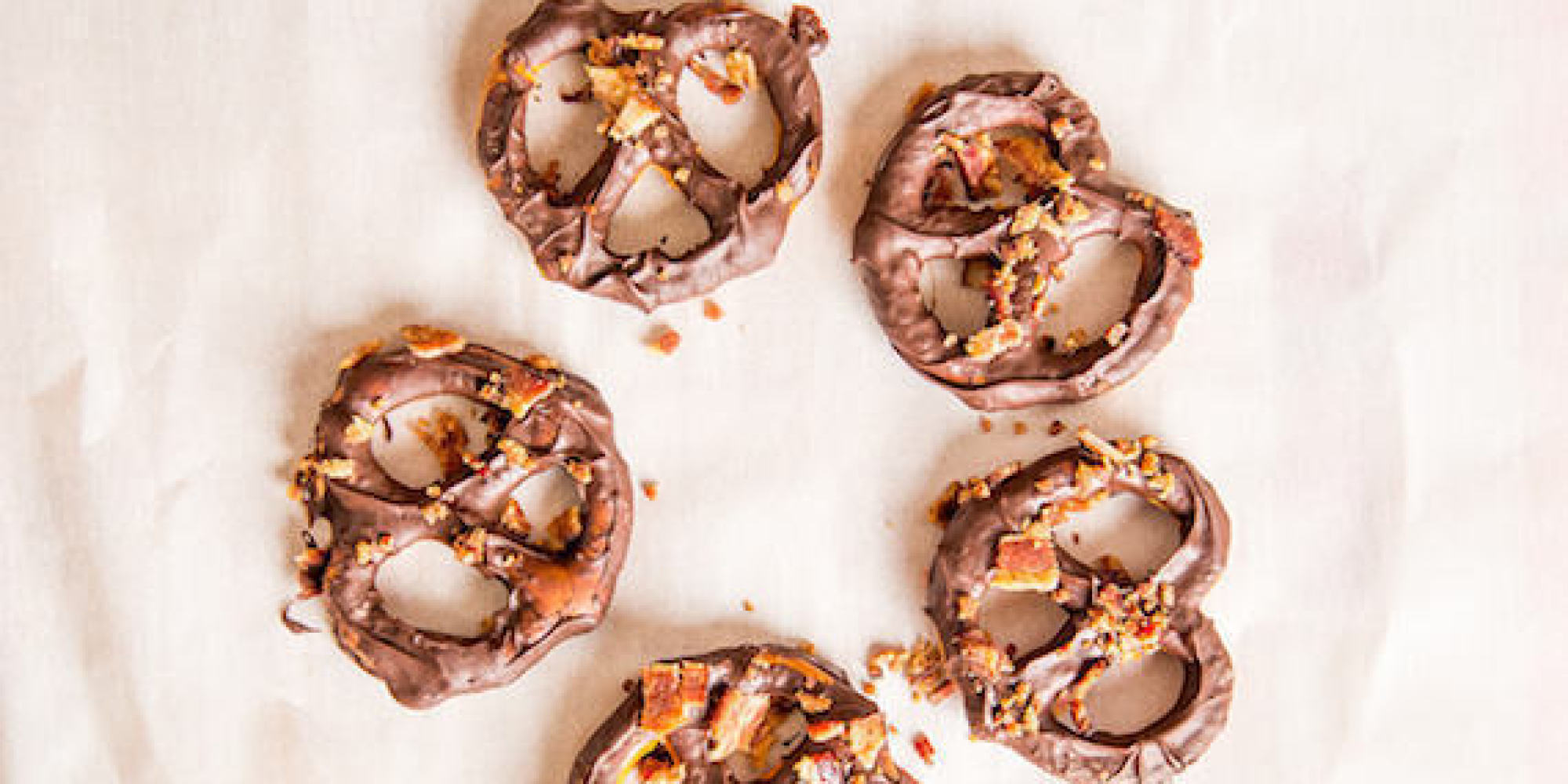 Baconcovered Chocolate Pretzels for Father's Day (Genius, Right