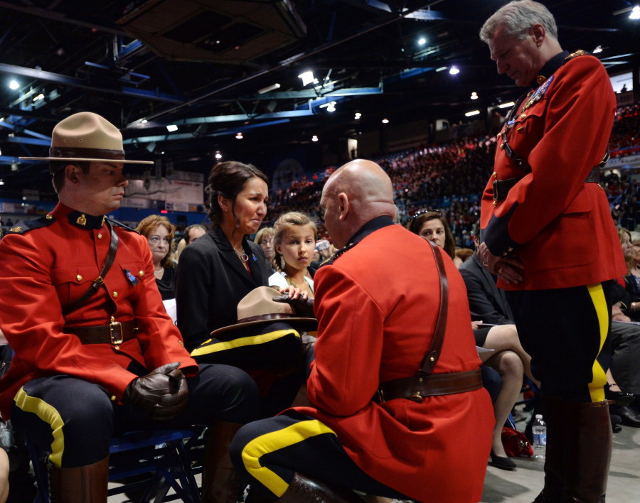 In Photos Canada Honours Fallen Moncton Mounties