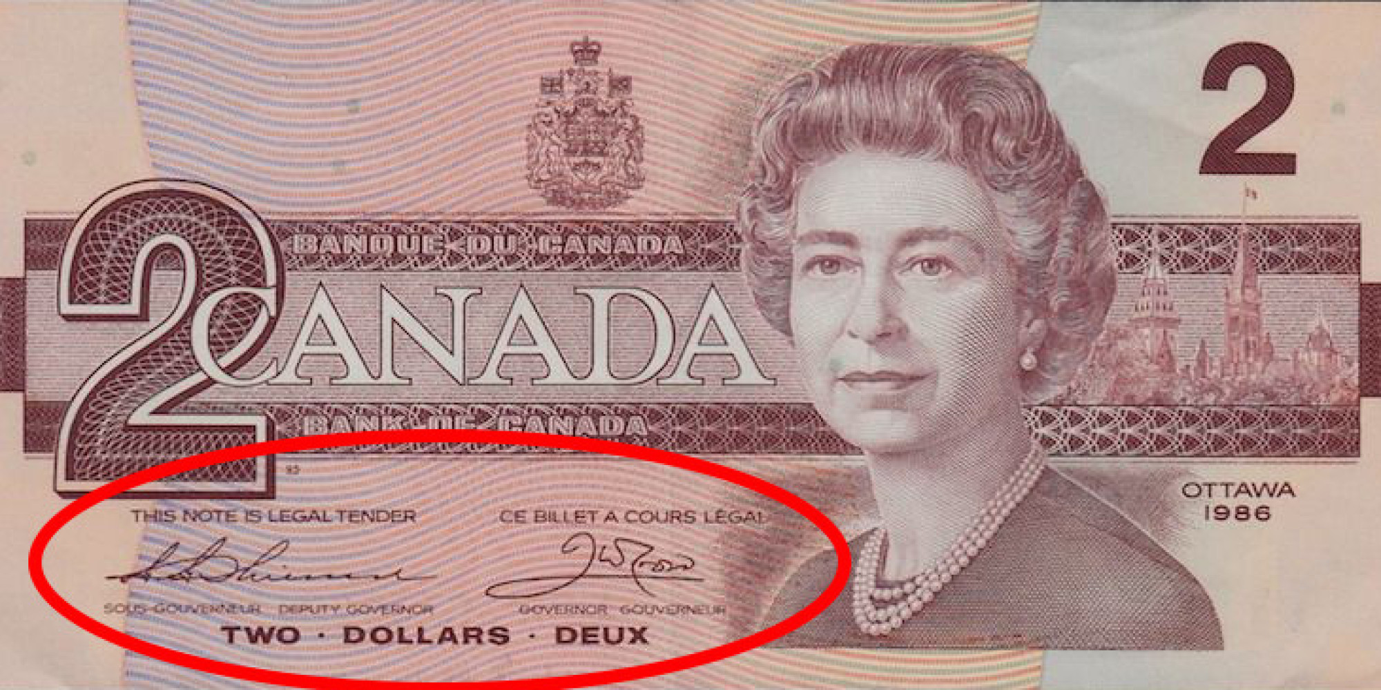 1973 Canadian Dollar Bill Serial Value