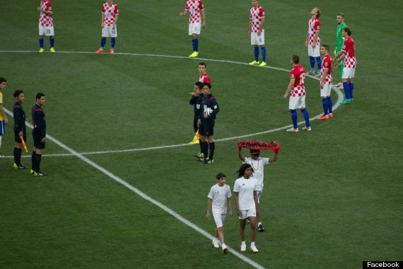 world cup opening ceremony protest