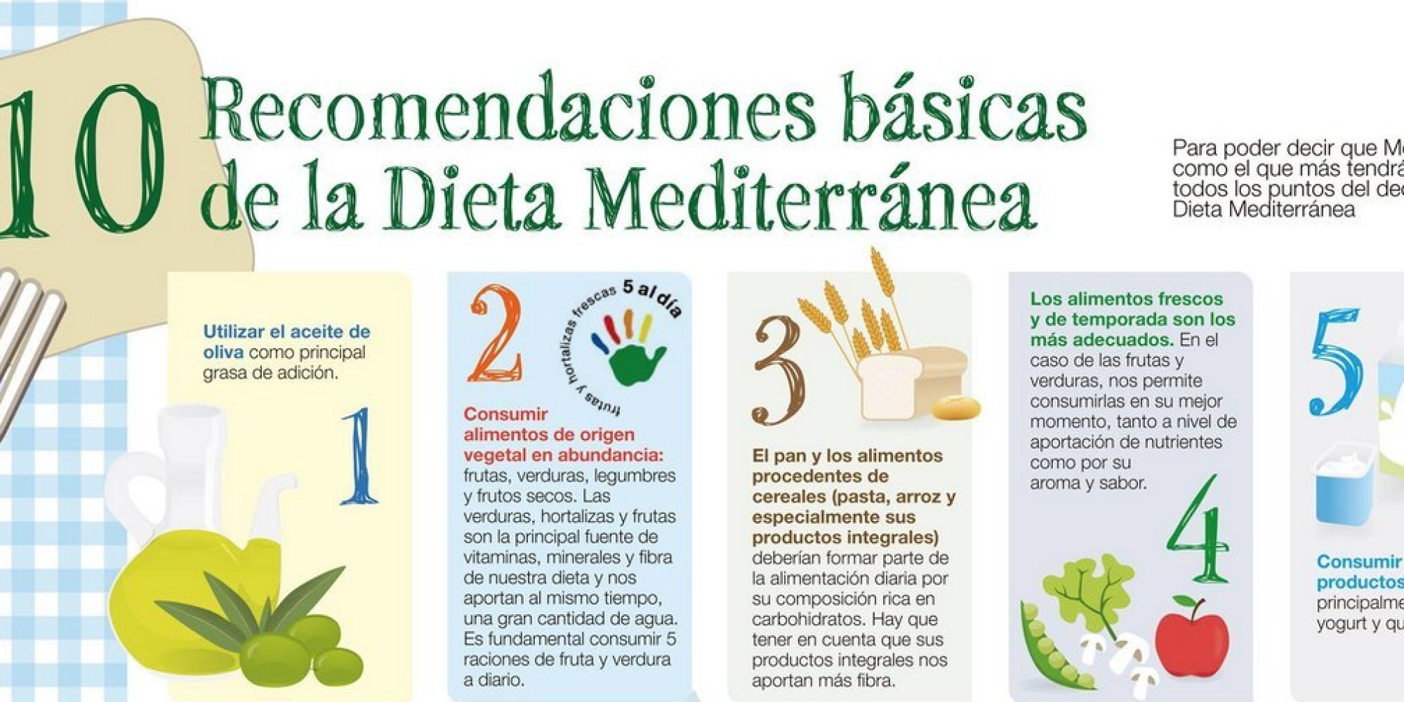 En Esto Consiste La Dieta Mediterránea 10 Claves Para Poder Seguirla InfografÍa 9702