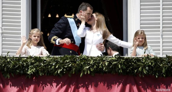 beso felipe letizia